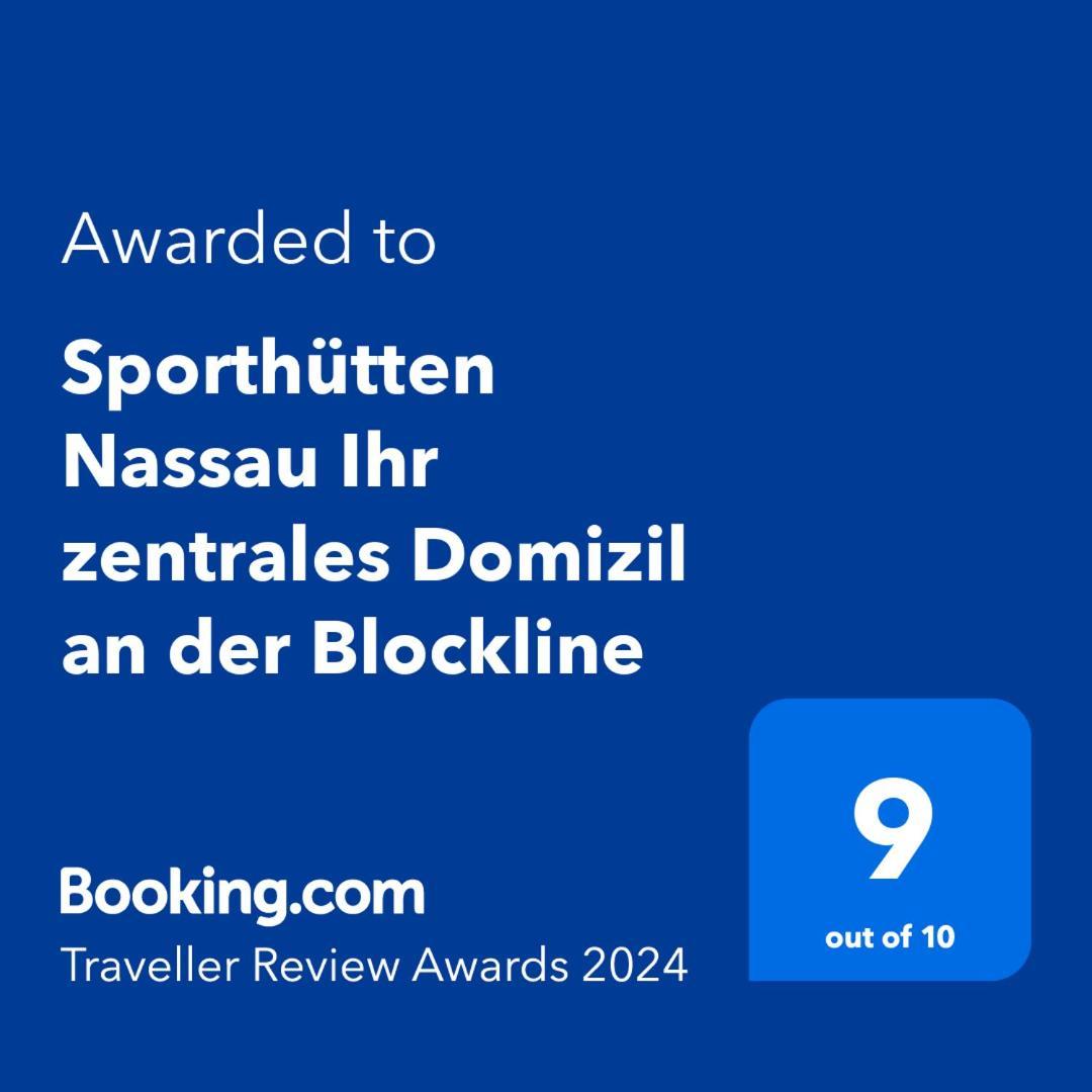 Sporthütten Nassau Ihr zentrales Domizil an der Blockline Rechenberg-Bienenmühle Exterior foto